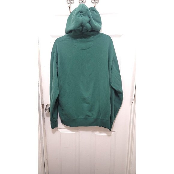 Uniglo Green Hoodie Pullover Sweatshirt with Pockets & Hood SIze XL/T - Picture 4 of 10